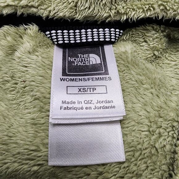 The North Face Jacket Women's XS Green 1/4 Zip Soft Glacier Fleece Sweater - Picture 6 of 9